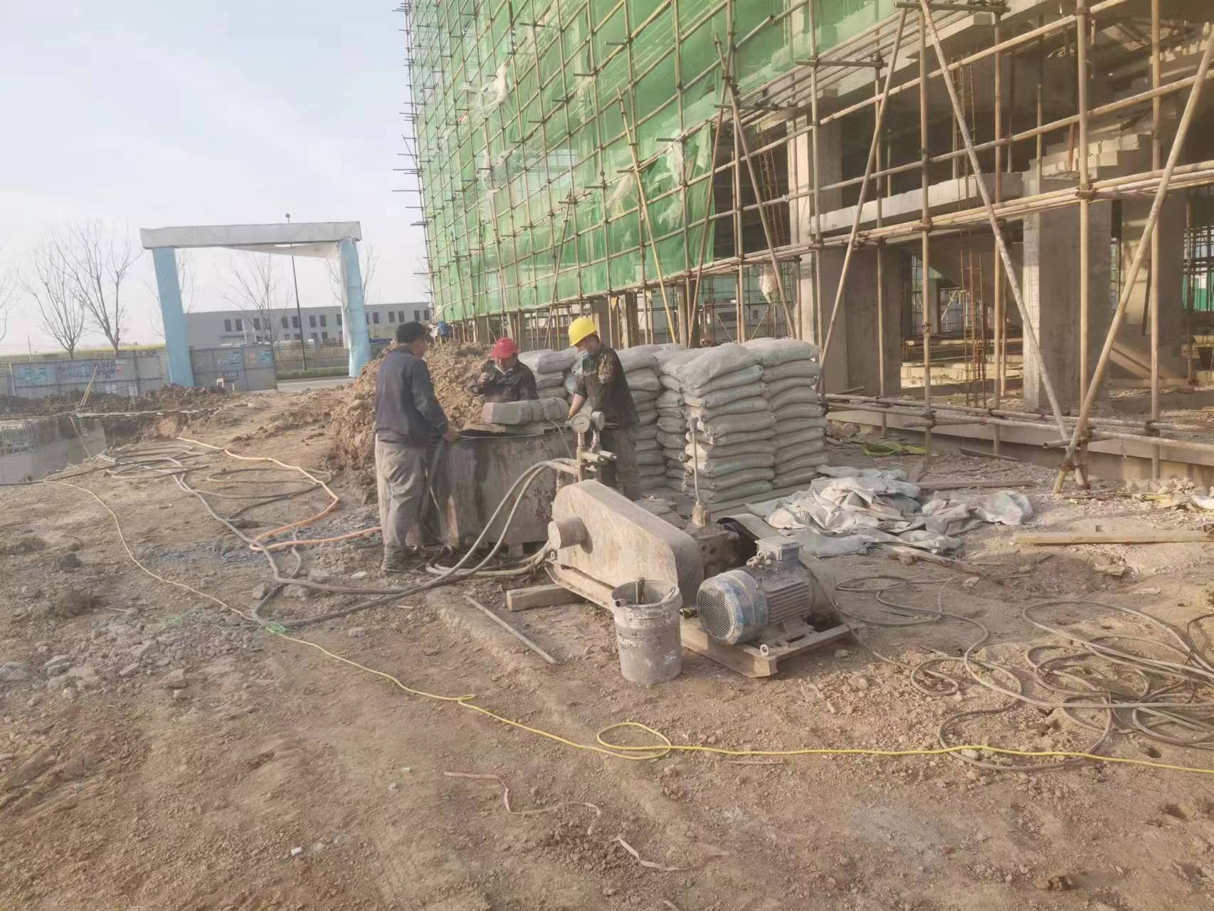 普兰别墅下沉注浆